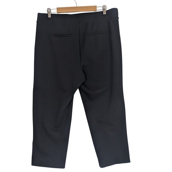 Torrid Pull-On Relaxed Taper Studio Luxe Ponte High-Rise Pant Black Sz 2R Office - Picture 5 of 9